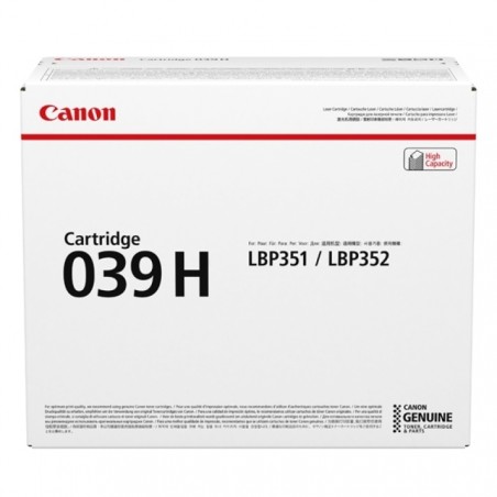 ✅ Canon toner noir 039H XL couleur Noir en stock