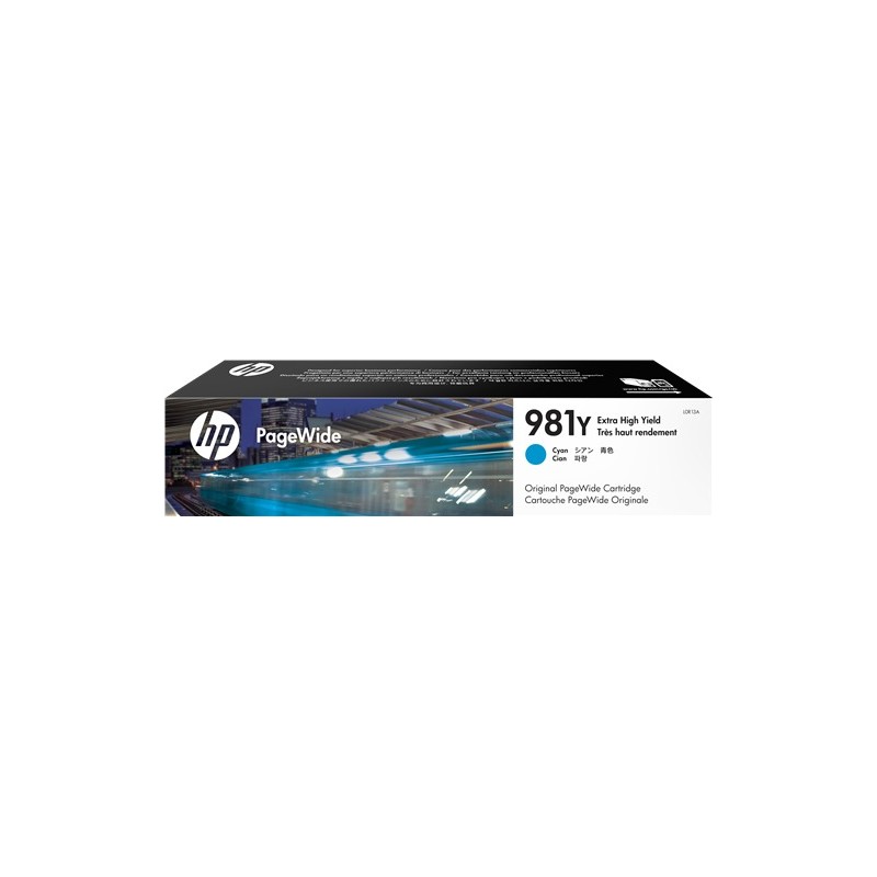 HP Cartouche encre 981Y (L0R13A) Cyan