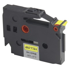 ✅ Ruban lamine UPrint noir/jaune 12 mm TZE-631 couleur Autre en stock