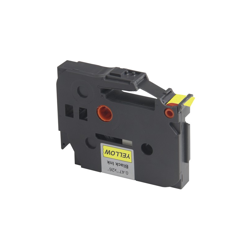 Ruban lamine UPrint noir/jaune 12 mm TZE-631