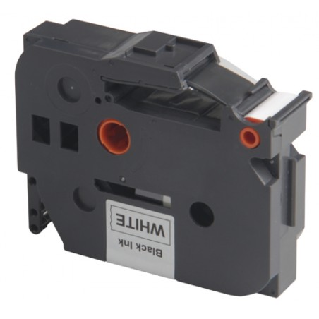 ✅ Ruban laminé UPrint noir/blanc 18 mm TZE-241 couleur Autre en stock