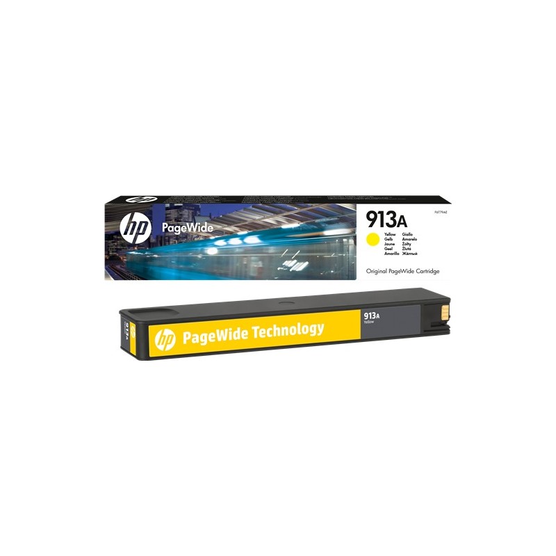 HP Cartouche encre 913A (F6T79AE) Jaune