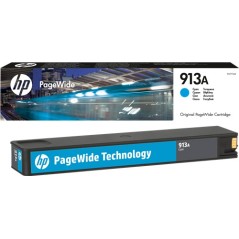 ✅ HP Cartouche encre 913A (F6T77AE) Cyan couleur cyan en stock