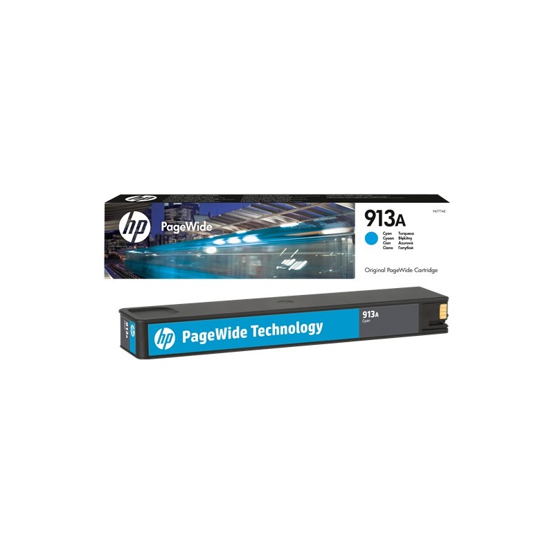 HP Cartouche encre 913A (F6T77AE) Cyan