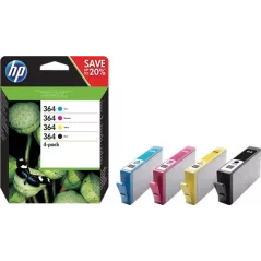 HP pack HP364, 4 cartouches