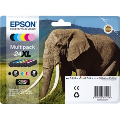 ✅ Epson Multipack 24XL Claria Photo 6 cartouches couleur pack en stock