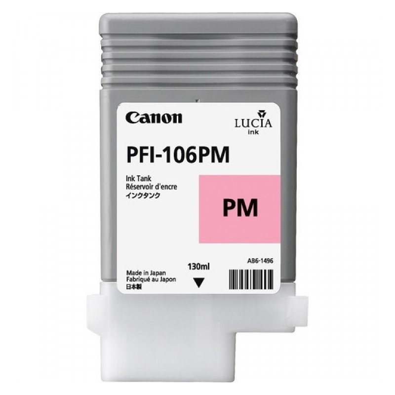Canon cartouche encre PFI-106LM (130 ml) magenta photo Canon cartouche encre PFI-106LM (130 ml) magenta photo