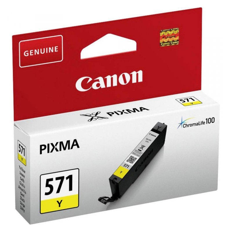 Canon cartouche encre CLI-571 Y jaune Canon cartouche encre CLI-571 Y jaune