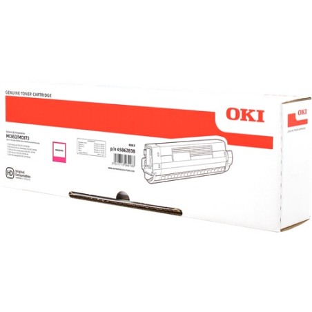 ✅ OKI toner MC853 magenta couleur magenta en stock