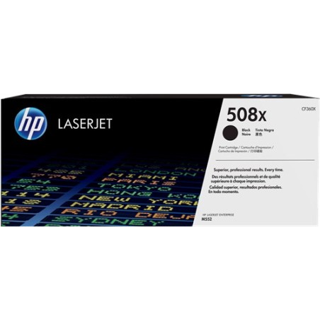 ✅ HP Toner 508X (CF360X) noir couleur Noir en stock