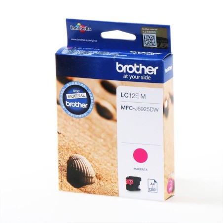 ✅ Brother cartouche encre LC-12EM magenta couleur magenta en stock