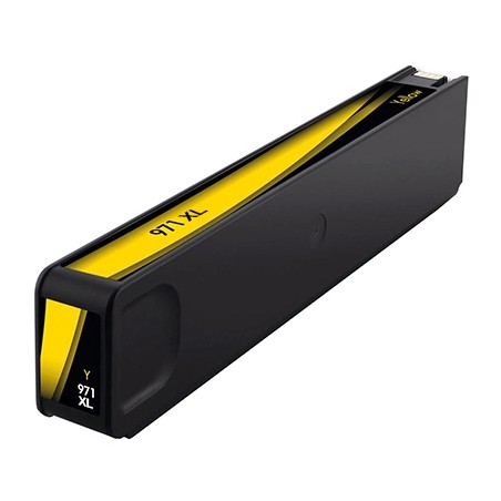✅ Cartouche compatible HP 971XLY jaune couleur jaune en stock