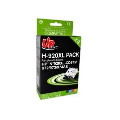 ✅ Pack UPrint 4 cartouches compatible HP 920XL couleur pack en stock