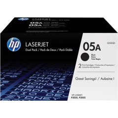 ✅ HP Toner MultiPack 05A (CE505D) Noir couleur Pack 2 noir en stock
