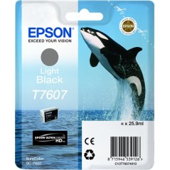 ✅ Epson cartouche encre T7607 Noir clair couleur noir photo en stock