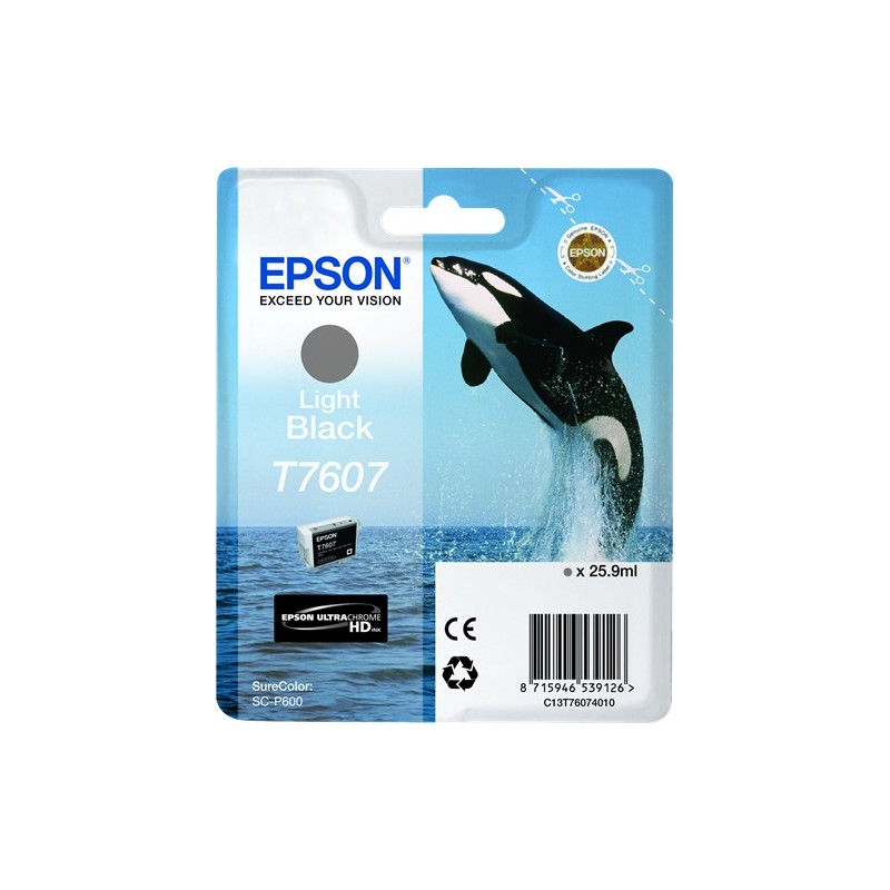 Epson cartouche encre T7607 Noir clair