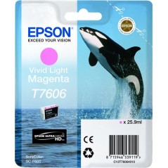 ✅ Epson cartouche encre T7605 Magenta clair couleur magenta clair en stock