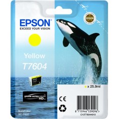 ✅ Epson cartouche encre T7604 jaune couleur jaune en stock