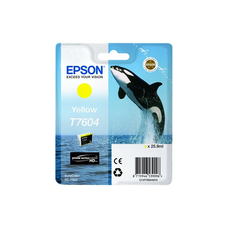 Epson cartouche encre T7604 jaune