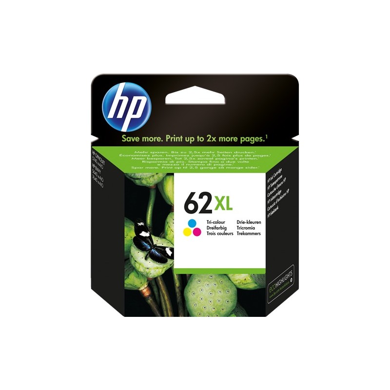 HP cartouche encre 62 XL couleur