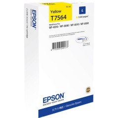 ✅ Epson cartouche encre T7564 (C13T756440) jaune couleur jaune en stock