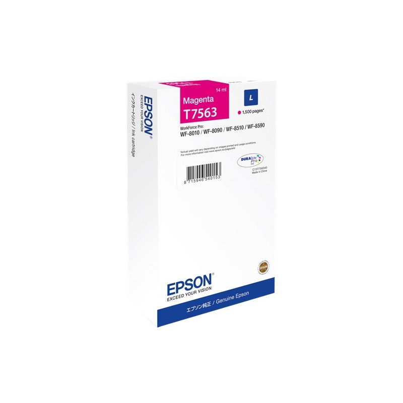 Epson cartouche encre T7563 (C13T756340) magenta