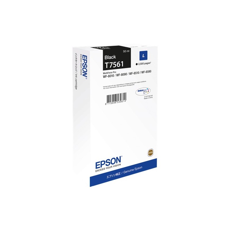 Epson cartouche encre T7561 (C13T756140) noir