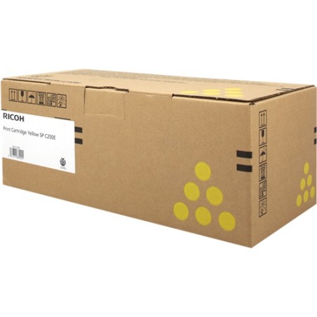 ✅ Ricoh 407546 (SP C250E) jaune couleur jaune en stock