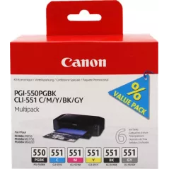 Canon Multipack 6 cartouche PGI550/CLI551