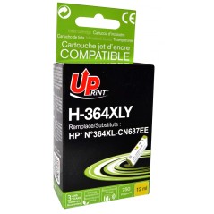 ✅ Cartouche encre UPrint compatible HP 364 XL Jaune couleur jaune en stock