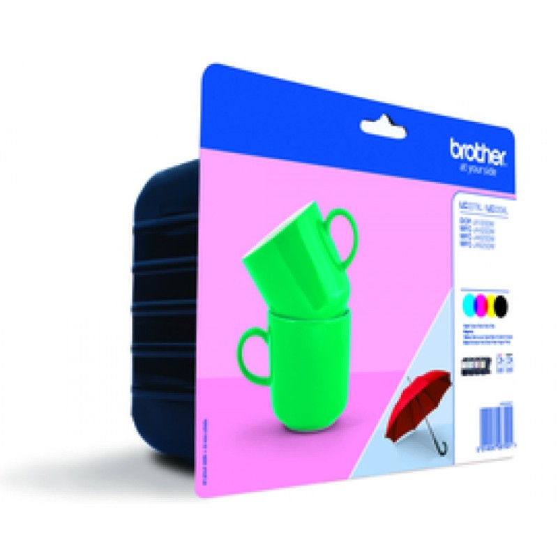 Brother pack LC227XL/LC225XL, 4 cartouches Brother pack LC227XL/LC225XL, 4 cartouches