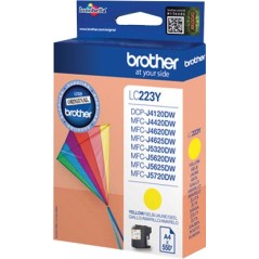 ✅ Brother cartouche encre LC-223Y jaune couleur jaune en stock