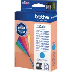✅ Brother cartouche encre LC-223C cyan couleur cyan en stock