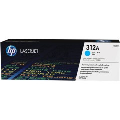 ✅ HP toner laser 312A cyan couleur cyan en stock