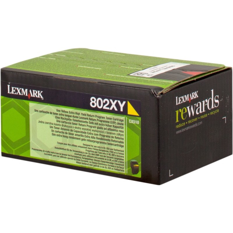 Lexmark toner 80C2XY0 (802XY) jaune