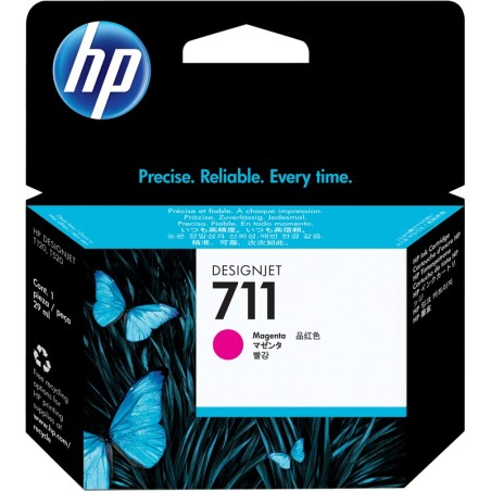 ✅ HP Cartouche encre 711 (CZ131A) magenta couleur magenta en stock