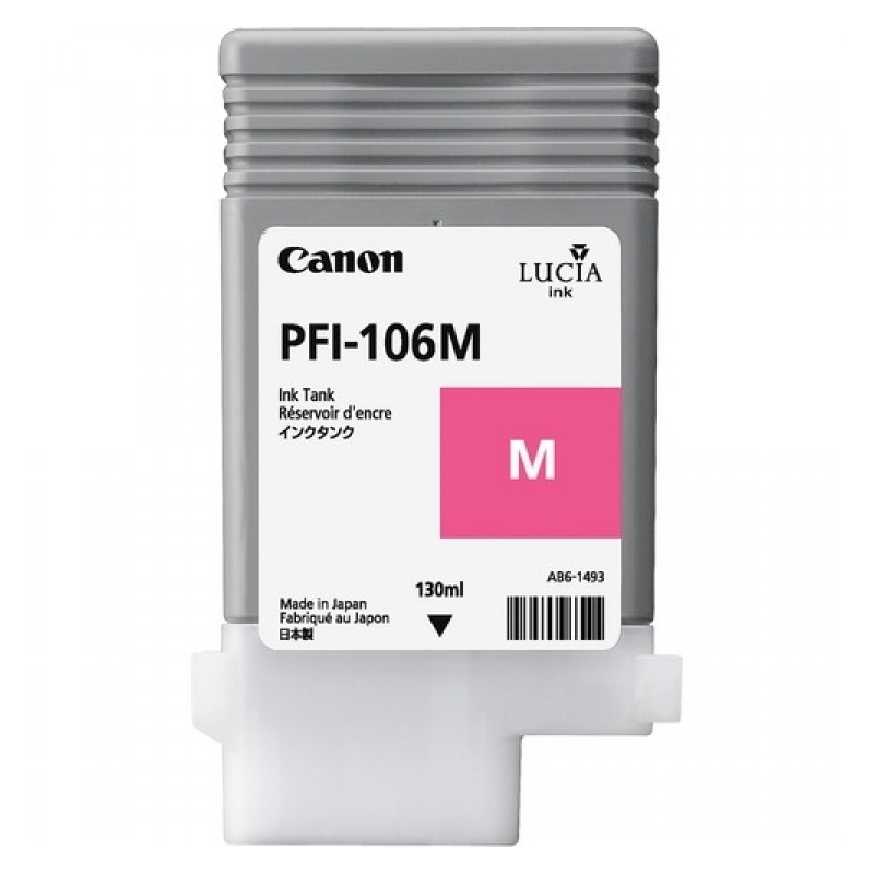 Canon cartouche encre PFI-106M (130 ml) magenta Canon cartouche encre PFI-106M (130 ml) magenta
