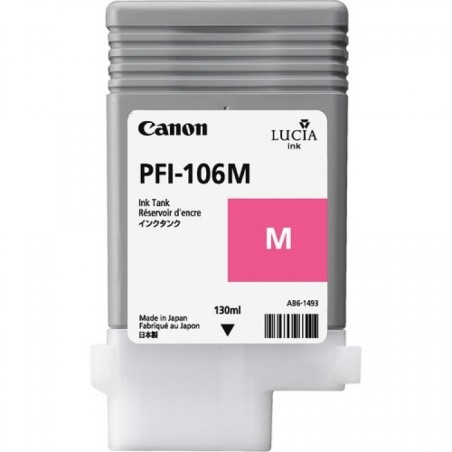 ✅ Canon cartouche encre PFI-106M (130 ml) magenta couleur magenta en stock