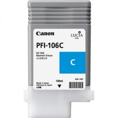 ✅ Canon cartouche encre PFI-106C (130 ml) cyan couleur cyan en stock