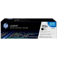✅ HP Toner 125A (CB540AD) Multipack Noir couleur Pack 2 noir en stock