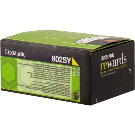 ✅ Lexmark toner 80C2SY0 (802SY) jaune couleur jaune en stock