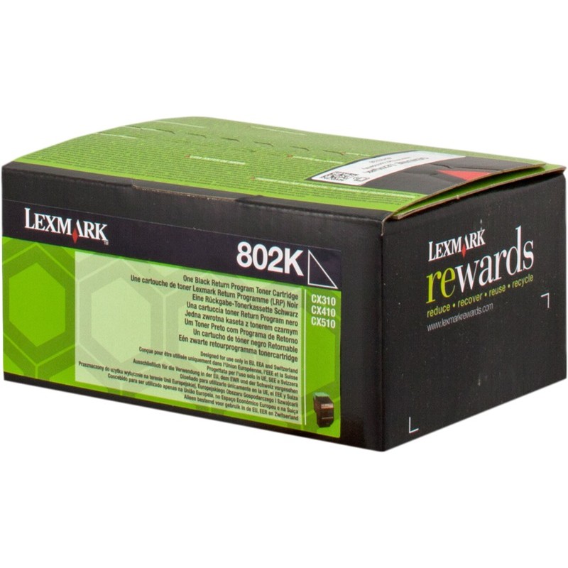 Lexmark toner 80C20K0 (802K) noir