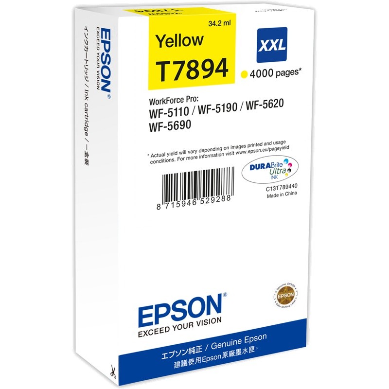 Epson cartouche encre T7894 (C13T789440) jaune
