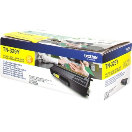 ✅ Brother TN-329Y Toner jaune couleur jaune en stock