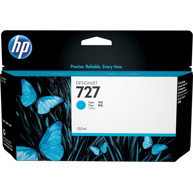 HP Cartouche encre 727 (B3P19A) cyan