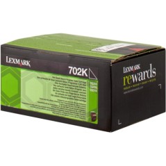 ✅ Lexmark toner 70C20K0 (702K) noir couleur Noir en stock