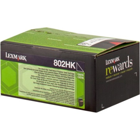 ✅ Lexmark toner 80C2HK0 (802HK) noir couleur Noir en stock