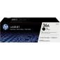 HP Toner 36A (CB436AD) Multipack Noir