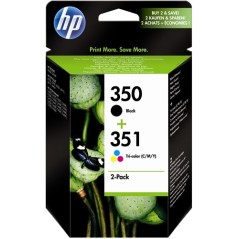 ✅ HP Pack de 2 cartouches encre HP 350 et HP 351 couleur pack en stock