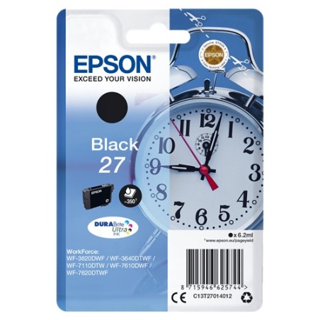 ✅ Epson cartouche encre T27 noire couleur Noir en stock
